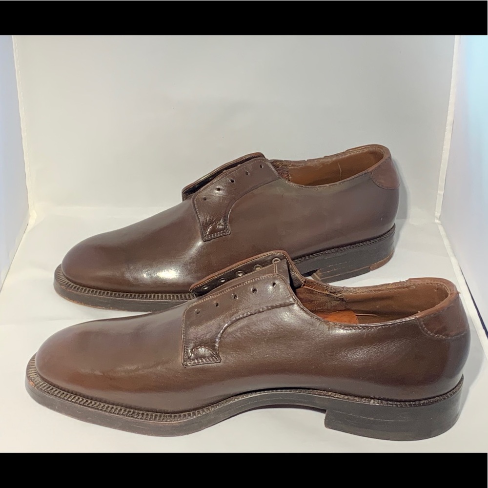 Alan Mcafee vintage (60s) brown leather oxford